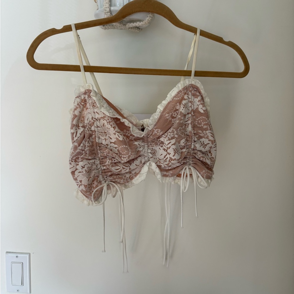 Lace crop top